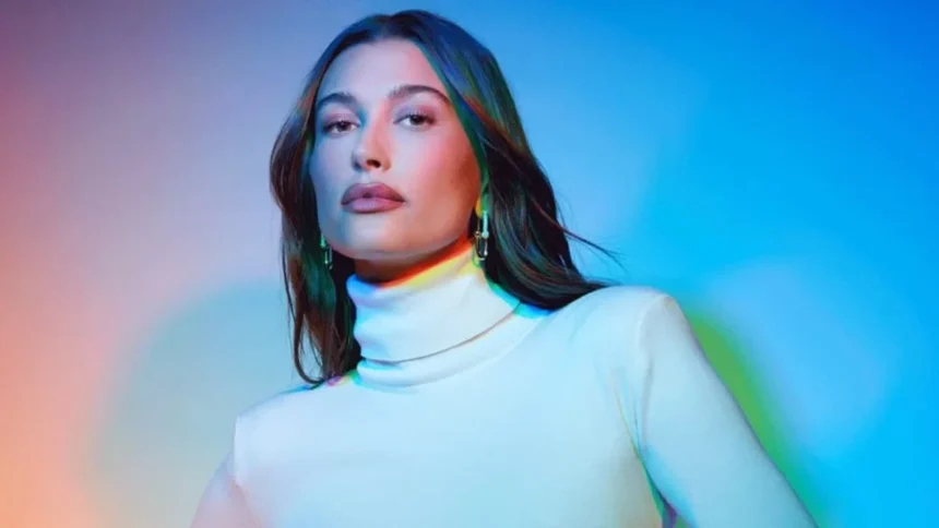 Hailey Bieber se ofende e rebate revista de fofoca