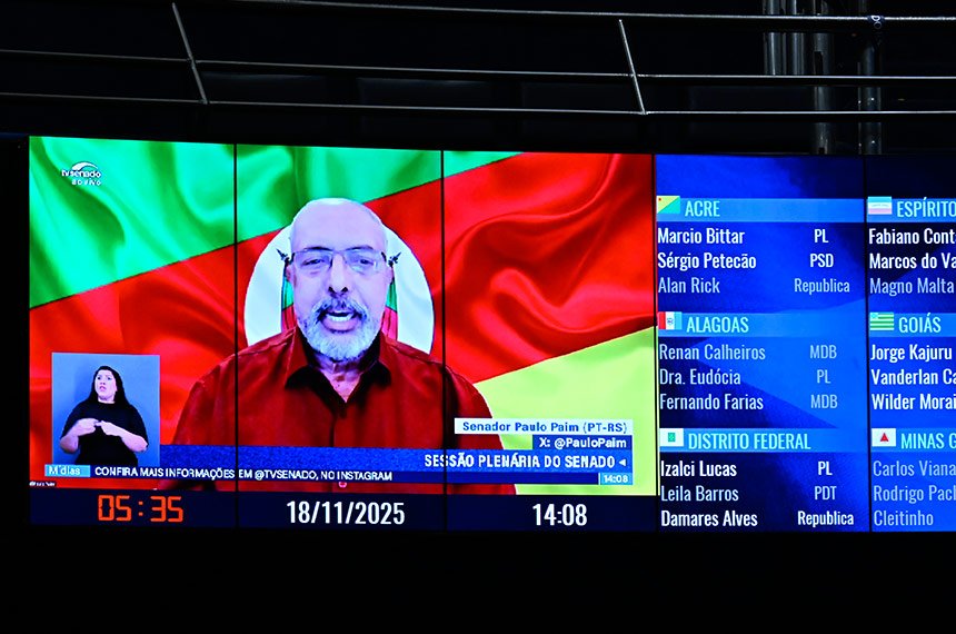 Senador Paim defende a PEC para redução da jornada de trabalho