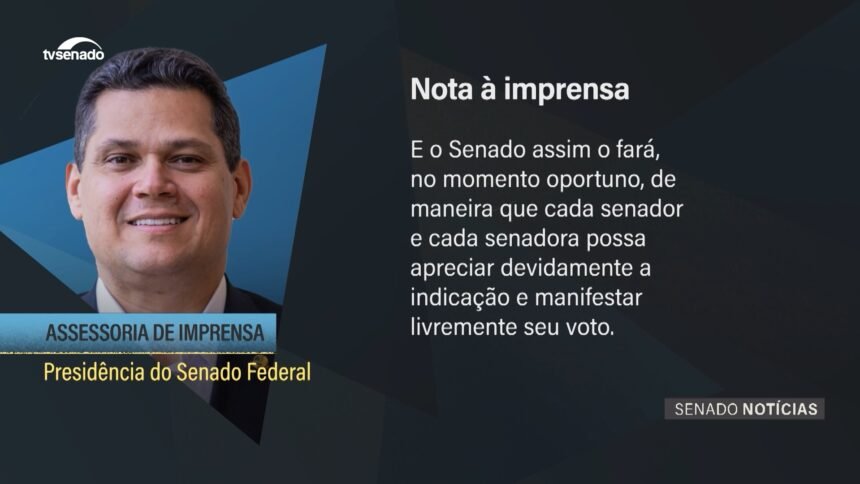 Davi afirma que análise de indicado ao STF ocorrerá ‘com absoluta normalidade’ — Senado Notícias