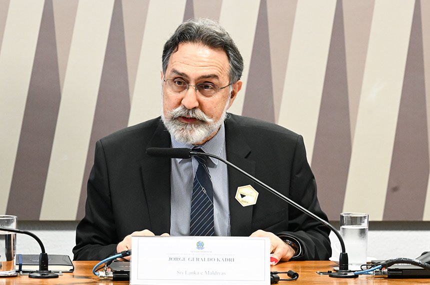 Vai ao Plenário indicação de embaixador do Brasil no Sri Lanka e nas Maldivas