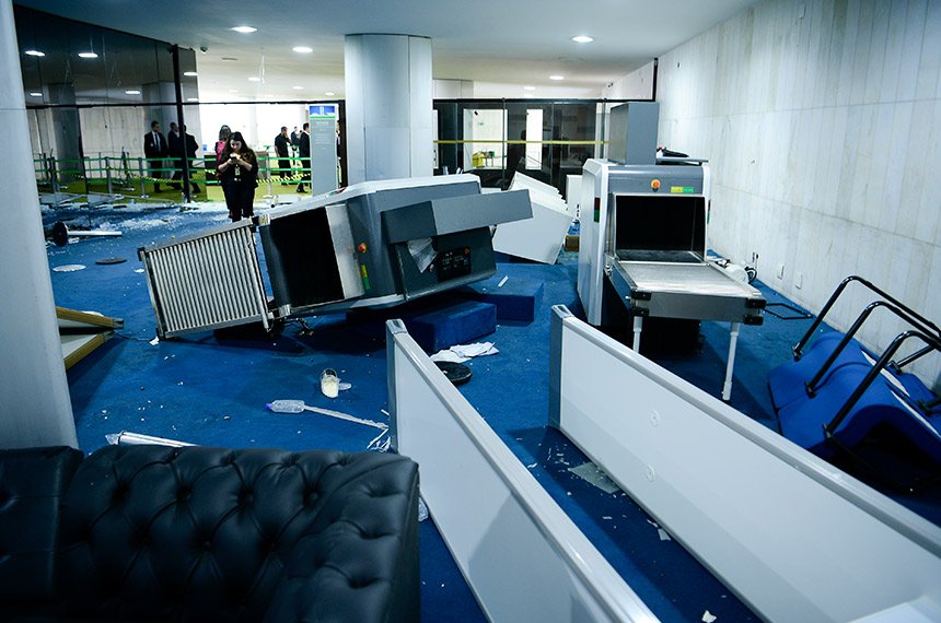 Destruição do 8 de Janeiro gerou gastos e novas medidas de segurança no Senado